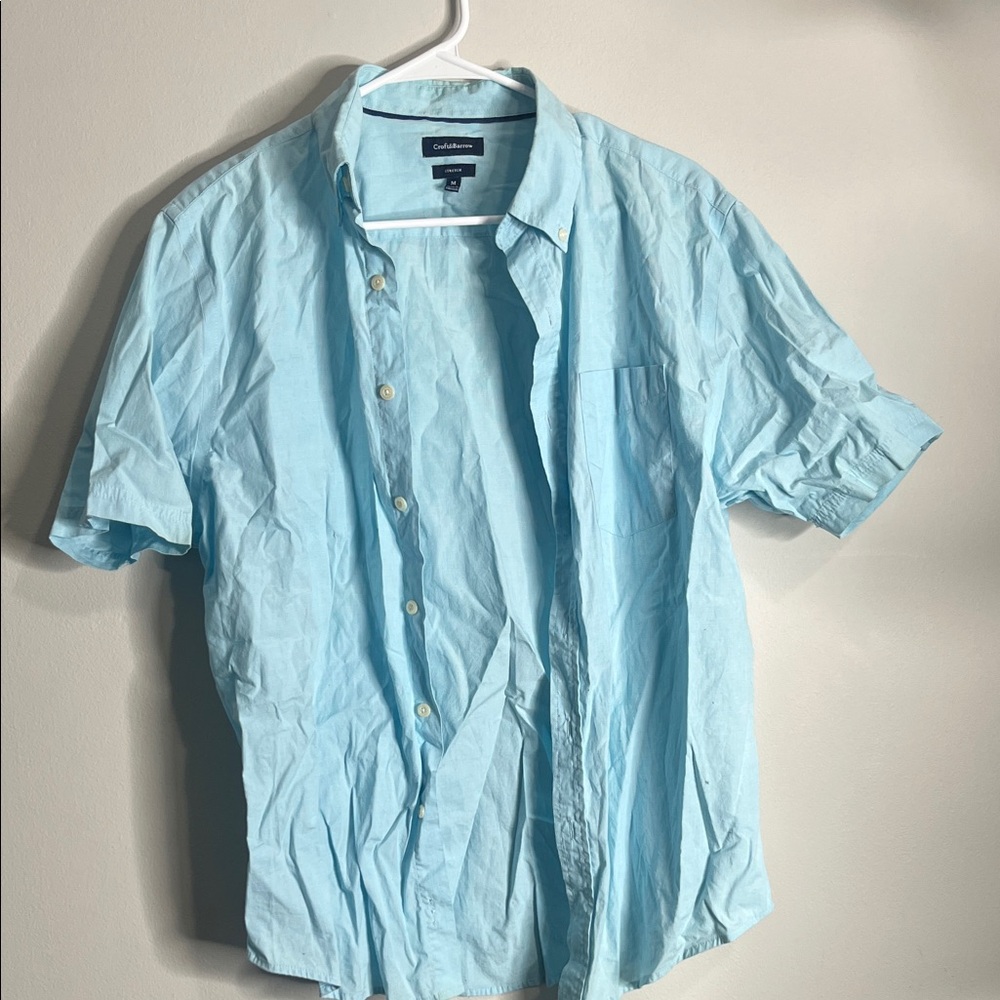 Croft & Barrow Sky Blue Men's Button Down Shirt